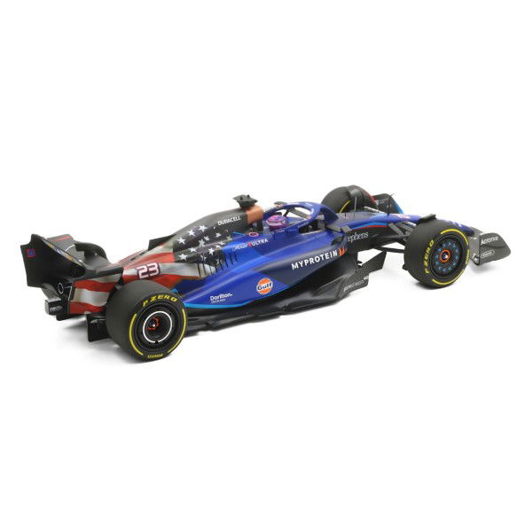 Alexander Albon Williams Racing FW45 Formel 1 Austin GP 2023 1:18