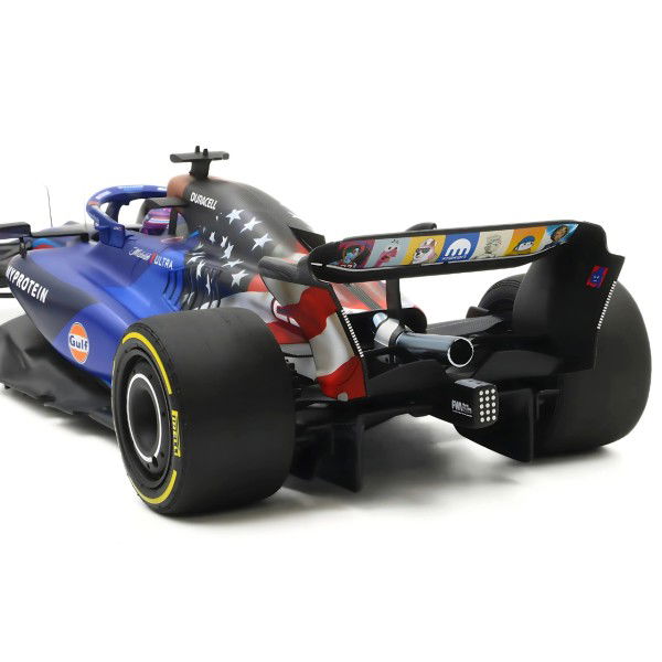 Alexander Albon Williams Racing FW45 Formel 1 Austin GP 2023 1:18