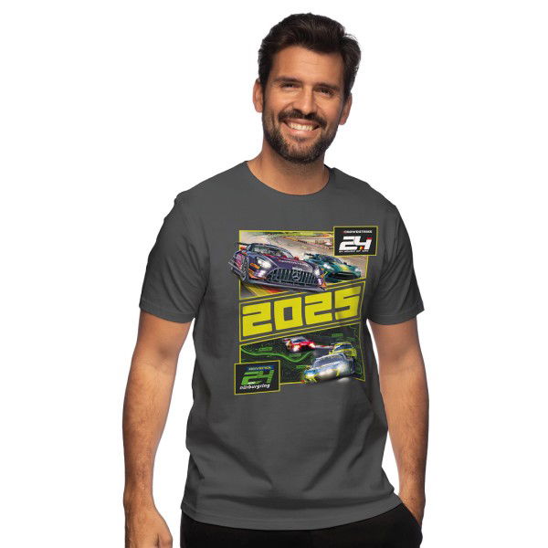24h Nürburgring/Spa Camiseta gris oscuro