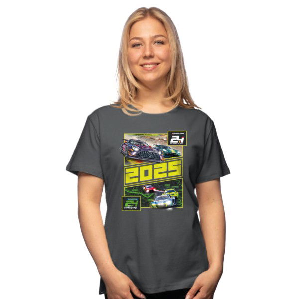 24h Nürburgring/Spa T-Shirt gris foncé
