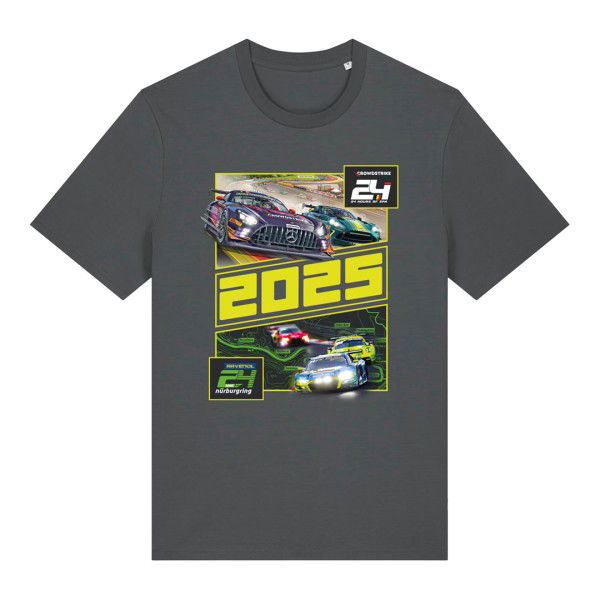 24h Nürburgring/Spa T-Shirt dunkelgrau