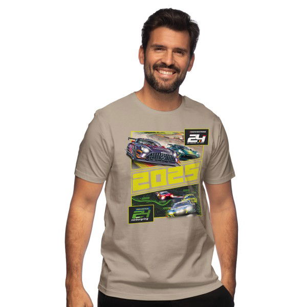 24h Nürburgring/Spa T-Shirt hellgrau