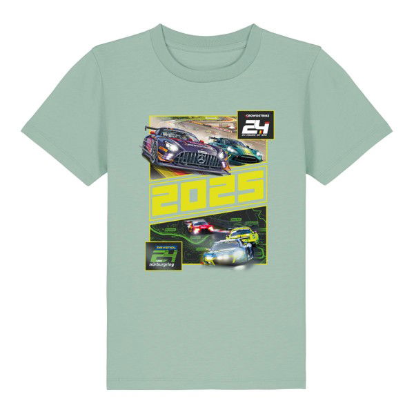 24h Nürburgring/Spa Kids T-Shirt green