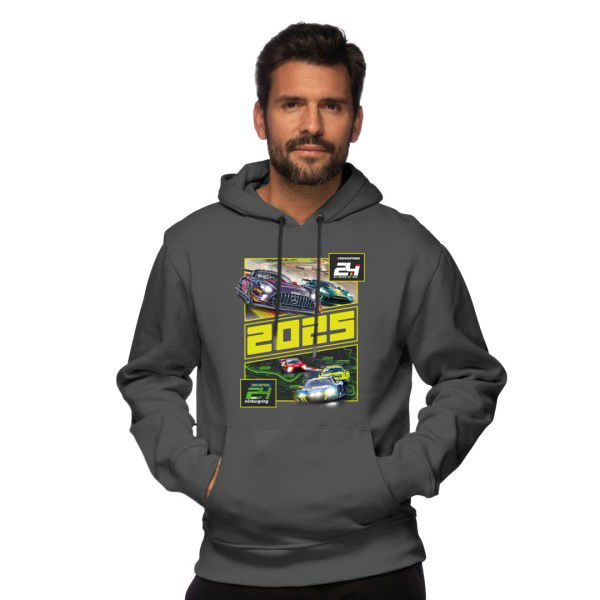 24h Nürburgring/Spa Sweat à capuche gris foncé