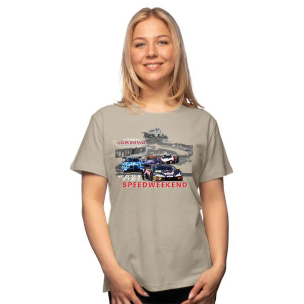 Norisring T-Shirt Speedweekend hellgrau