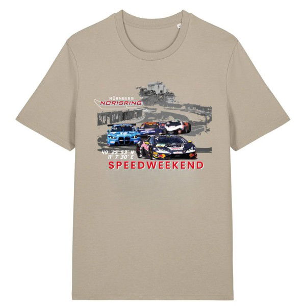 Norisring T-Shirt Speedweekend hellgrau