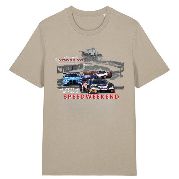 Norisring T-Shirt Speedweekend light grey