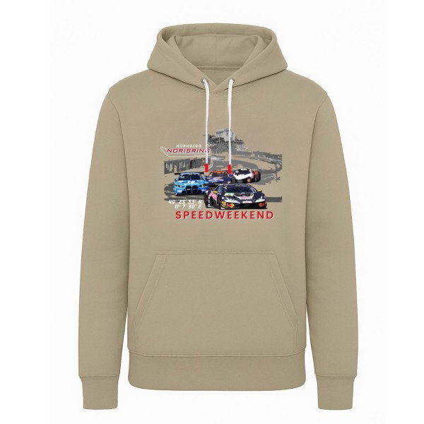 Norisring Felpa con cappuccio Speedweekend grigio chiaro