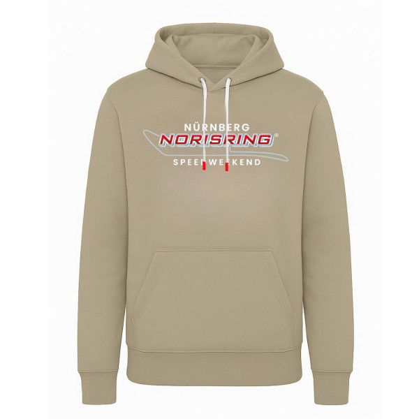 Norisring Felpa con cappuccio Logo grigio chiaro