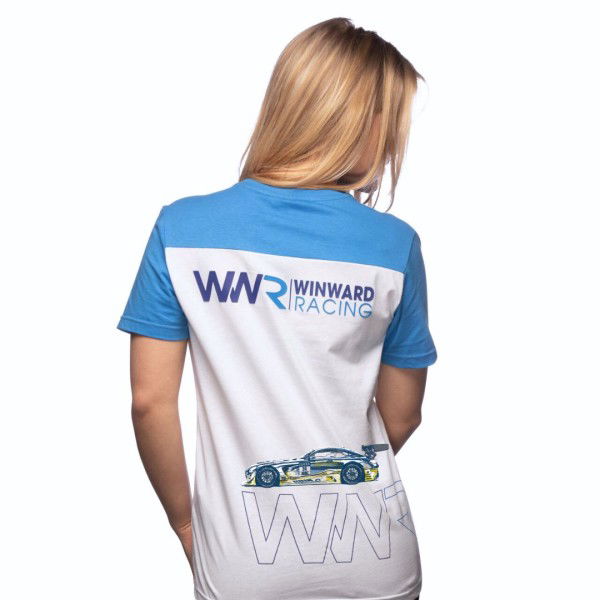 Maro Engel T-Shirt #24 blau/weiß