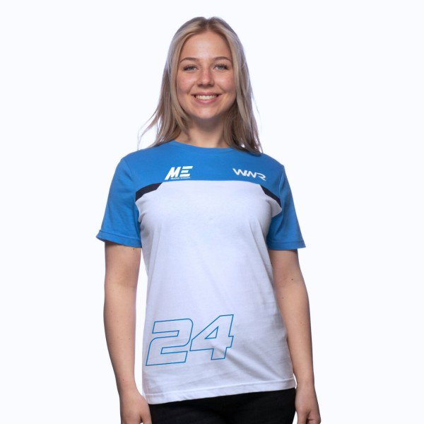 Maro Engel T-Shirt #24 blue/white