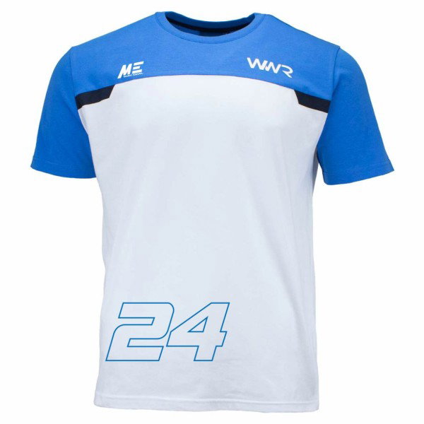 Maro Engel T-Shirt #24 bleu/blanc