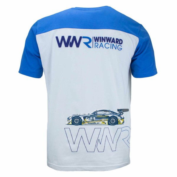 Maro Engel T-Shirt #24 blau/weiß