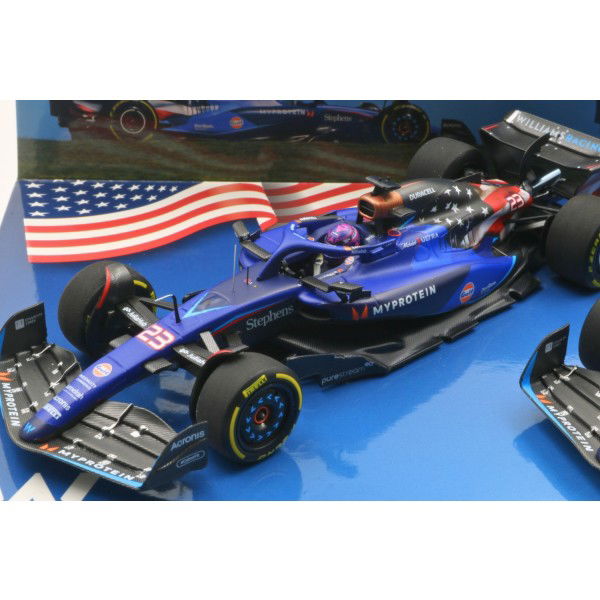 Williams Racing Team FW45 Albon / Sargeant Austin GP 2023 Doppel-Set 1:43
