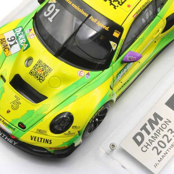 Manthey Porsche 911 GT3 R Preining #91 Sieger DTM Hockenheimring 2023 1:18