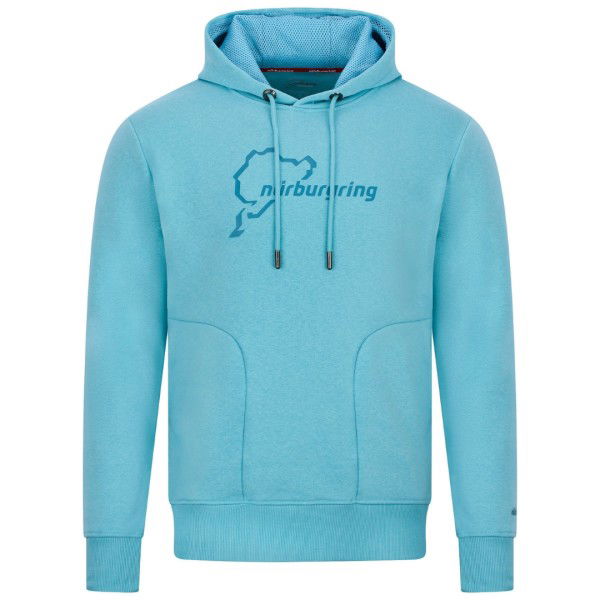 Nürburgring Felpa con cappuccio Logo blu