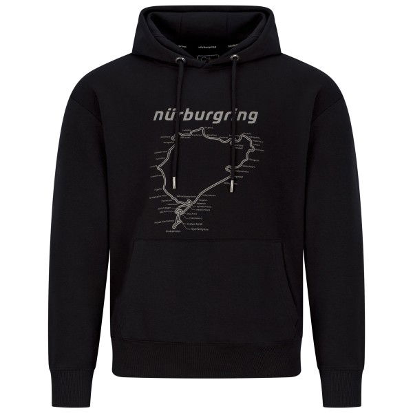 Nürburgring Hoodie Racetrack black