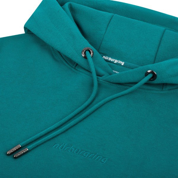 Nürburgring Felpa con cappuccio Logo blu