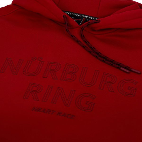 Nürburgring Damen Kapuzenpullover Basic rot