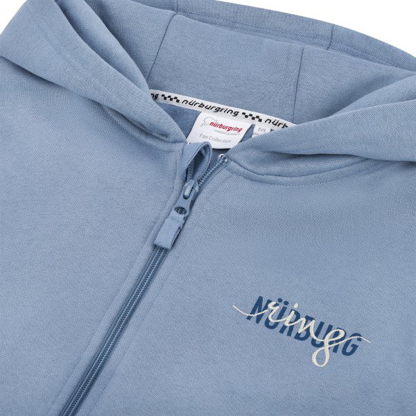 Nürburgring Chaqueta con capucha de mujer Famous azul