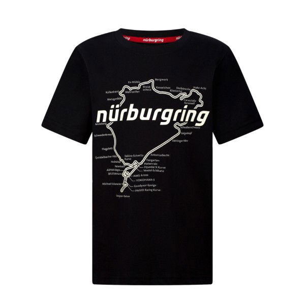 Nürburgring T-Shirt enfant Racetrack noir