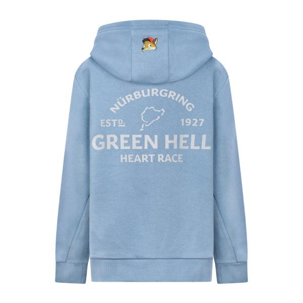 Nürburgring Kids Zip Hoodie Technical blue
