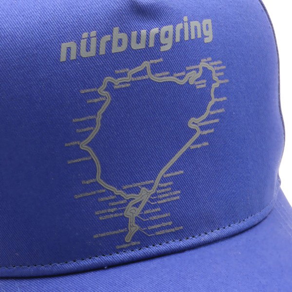 Nürburgring Gorra Racetrack azul