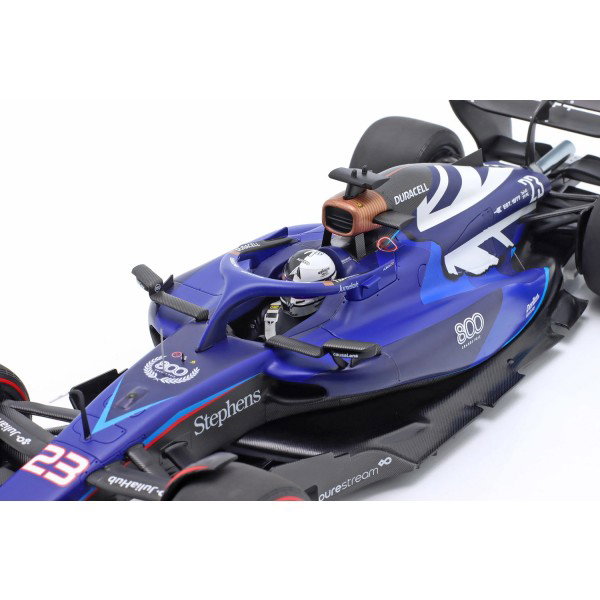Alexander Albon Williams Racing FW45 Formel 1 Silverstone GP 2023 1:18