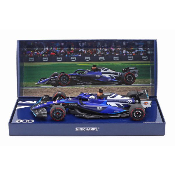 Alexander Albon Williams Racing FW45 Formel 1 Silverstone GP 2023 1:18