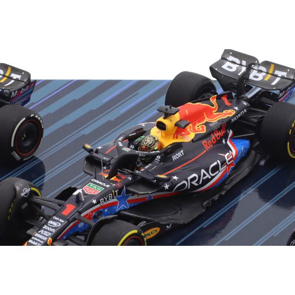 Red Bull Racing Verstappen Sieger Miami, Austin, Las Vegas GP 2023 3er-Set 1:43