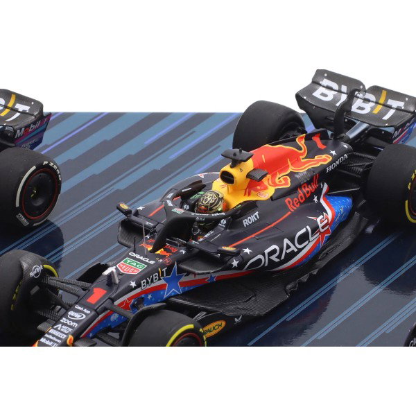 Red Bull Racing Verstappen Sieger Miami, Austin, Las Vegas GP 2023 3er-Set 1:43