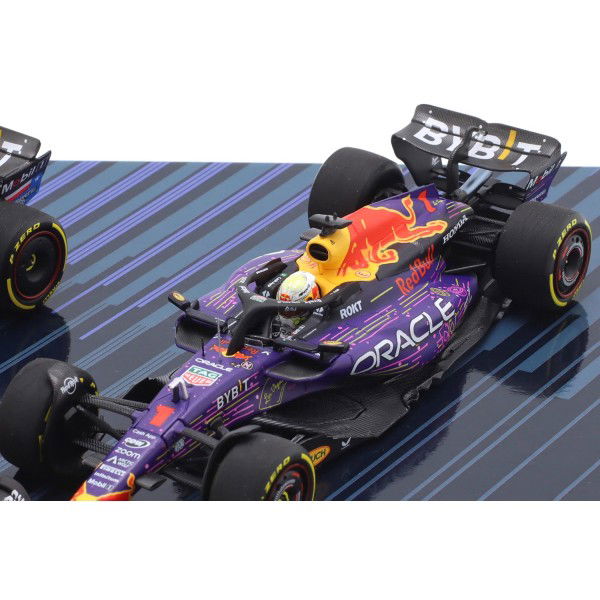 Red Bull Racing Verstappen Sieger Miami, Austin, Las Vegas GP 2023 3er-Set 1:43