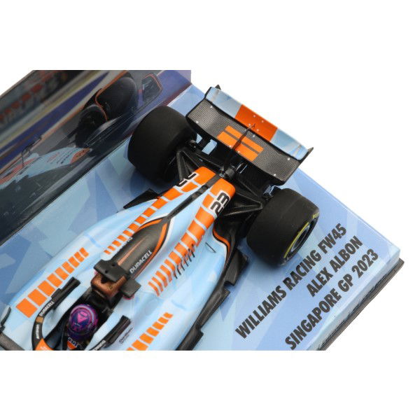 Alexander Albon Williams Racing FW45 Formel 1 Singapur GP 2023 1:43