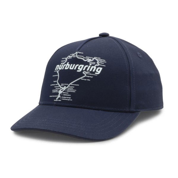 Nürburgring Gorra para niños Racetrack azul