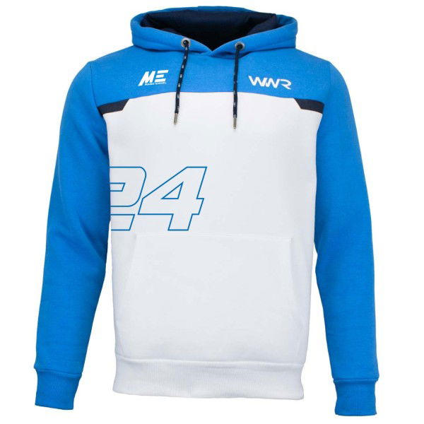 Maro Engel Kapuzenpullover #24 blau/weiß