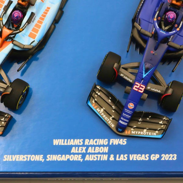 Alexander Albon Silverstone, Singapur, Austin, Las Vegas GP 2023 4er-Set 1:43