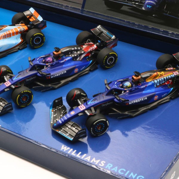 Alexander Albon Silverstone, Singapur, Austin, Las Vegas GP 2023 4er-Set 1:43