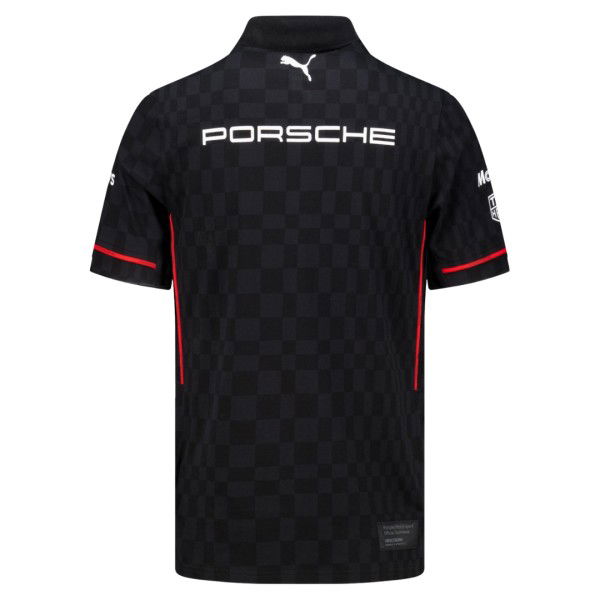 Porsche Motorsport Team Poloshirt schwarz