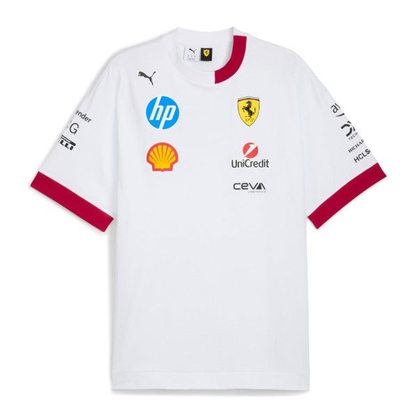 Scuderia Ferrari Drivers T-Shirt Oversized weiß