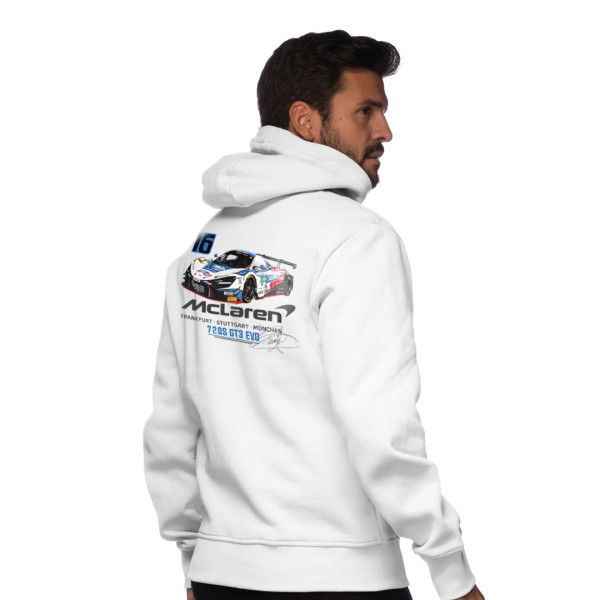 Dörr Motorsport Sweat à capuche Mclaren Timo Glock #16 blanc