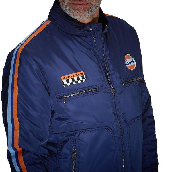 Gulf Racing Jacke Classic blau