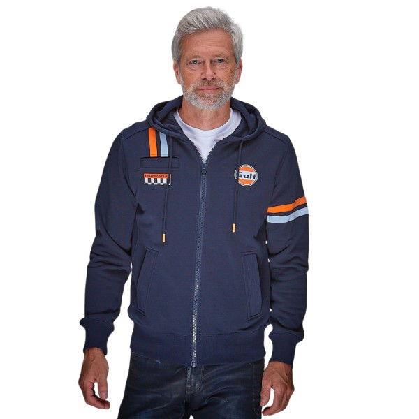 Gulf Giacca ibrida con cappuccio blu