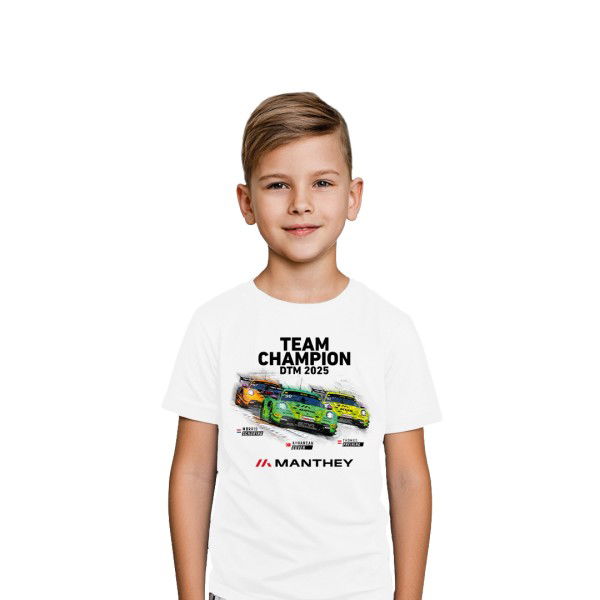 Manthey Kids T-Shirt DTM Team Victory 2025 white