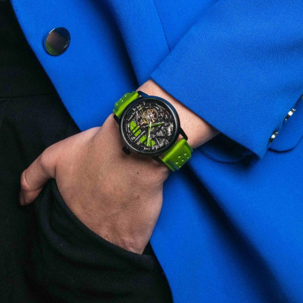 Paddock Ladies Watch leather green