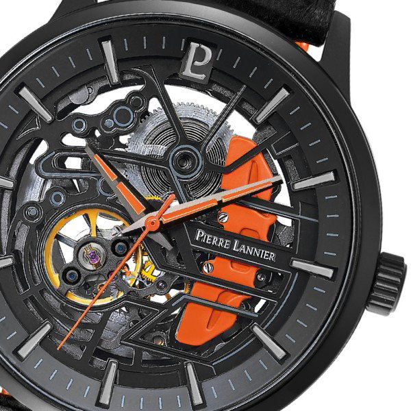 Paddock Armbanduhr Leder orange