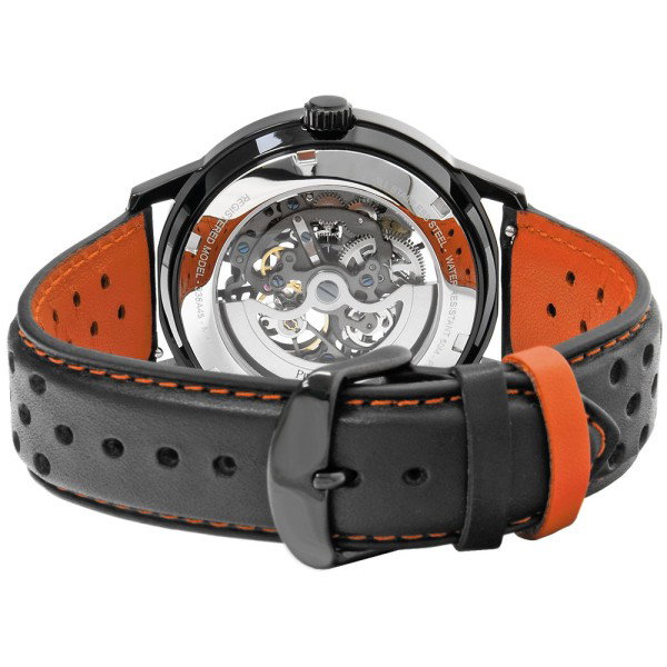 Paddock Watch leather orange