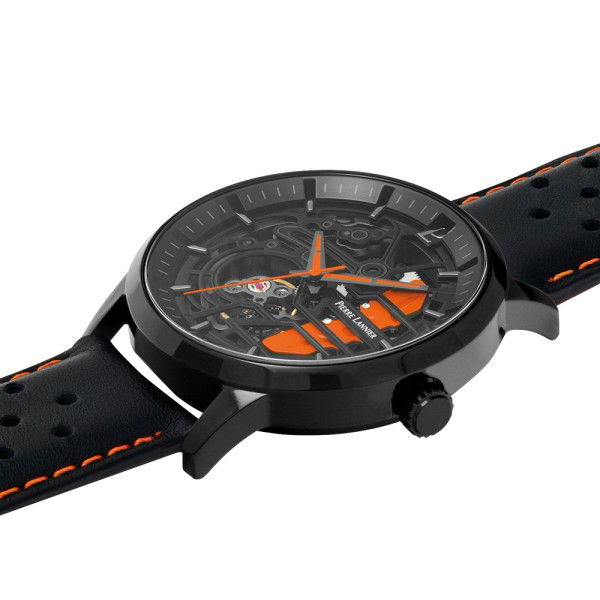 Paddock Orologio pelle arancione