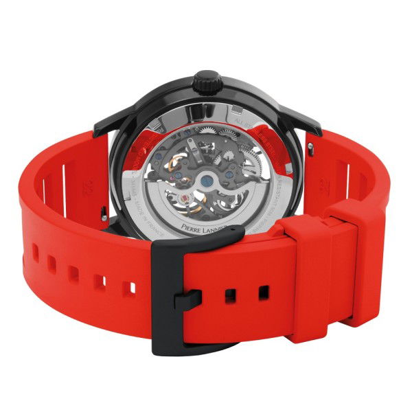 Paddock Armbanduhr Kautschuck rot