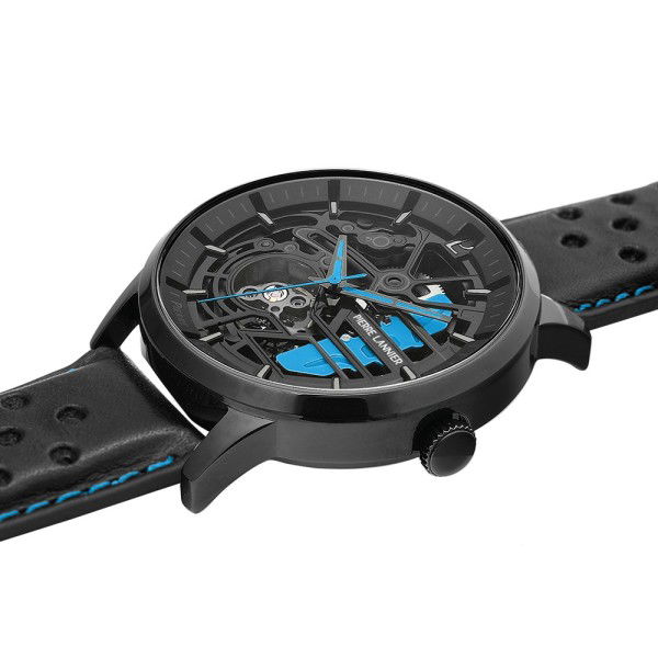 Paddock Watch leather blue