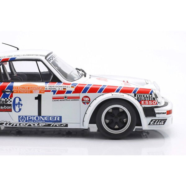Porsche 911 SC Gr.4 #1 Rallye Sanremo 1981 Röhrl, Geistdörfer 1:18